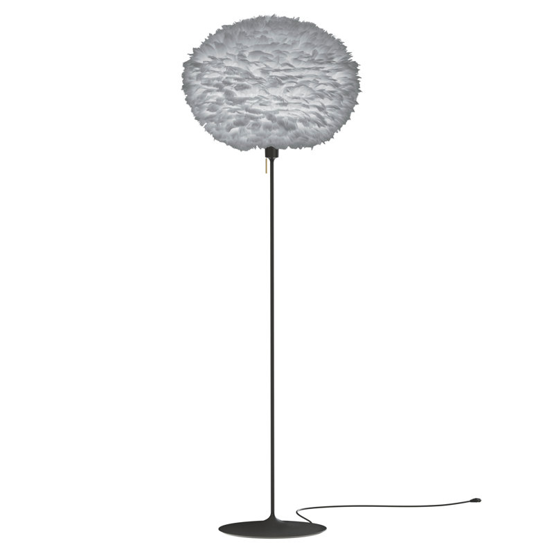 Mercer41 Homan 70 8 Modern Feather Globe Floor Lamp Wayfair