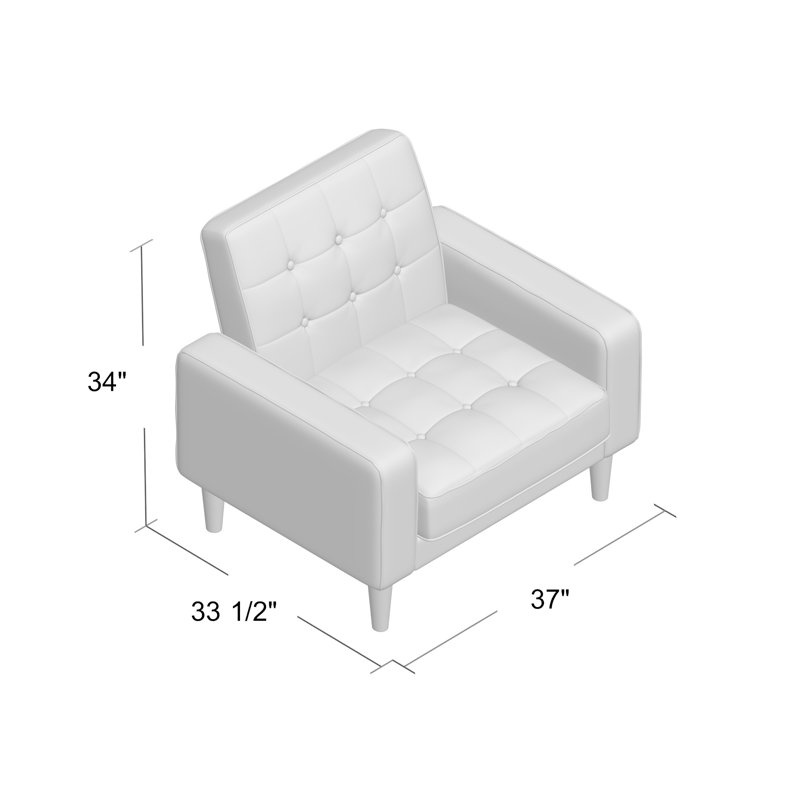 Ivy Bronx Shayne Convertible Chair Reviews Wayfair Ca