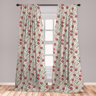 Strawberry Curtains Wayfair