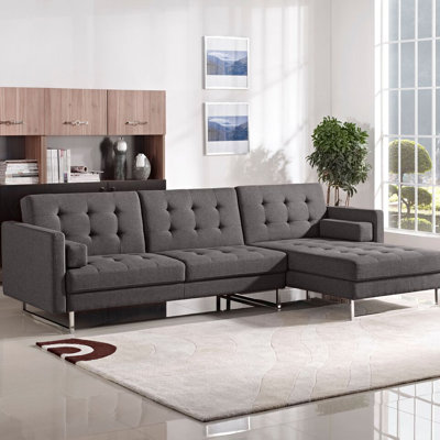 Opus Sleeper Sectional Diamond Sofa