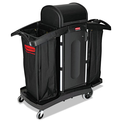 HighSecurity Housekeeping Utility Cart Rubbermaid Commercial Products