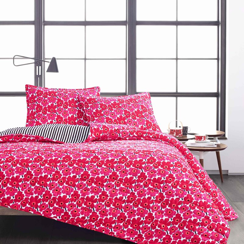 Marimekko Mini Unikko Reversible Quilt Set Reviews Wayfair