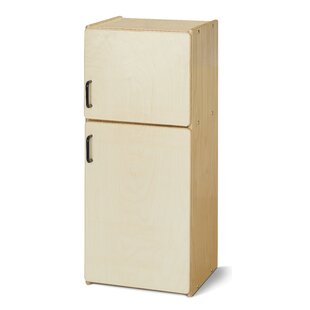 wooden play fridge