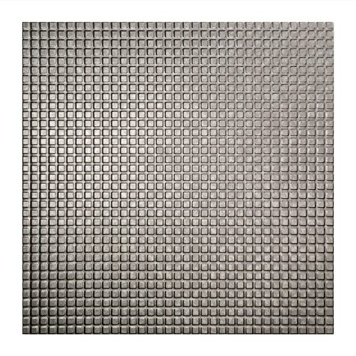 Square 2 Ft X 2 Ft Lay In Ceiling Tile In Galvanized Steel