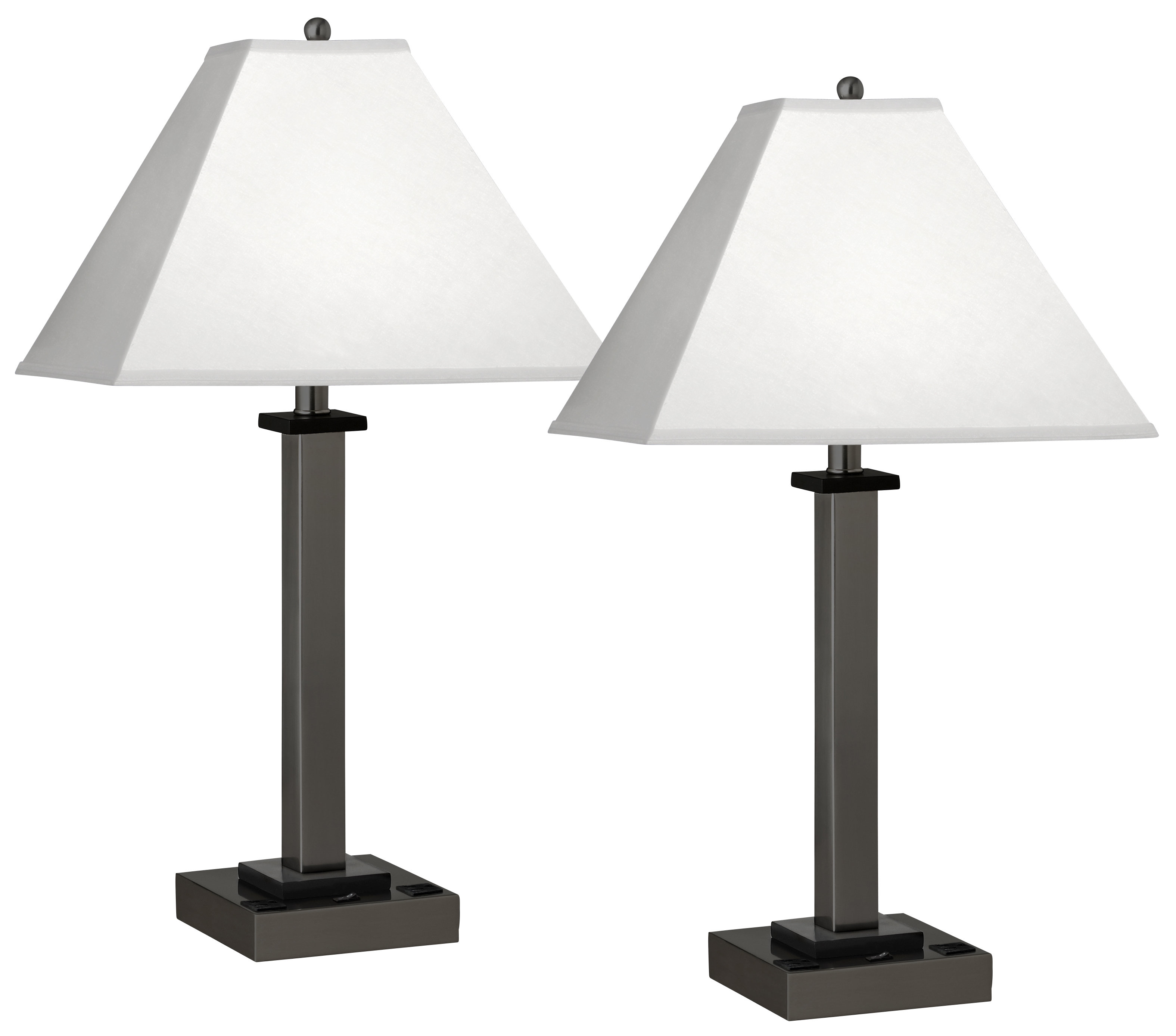 gunmetal table lamp