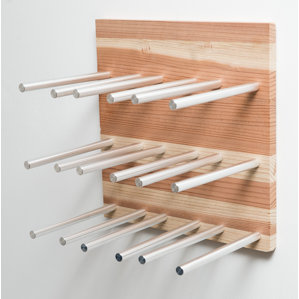 Grain and Rod Cork 9 Bottle Wall Mount..