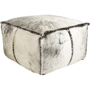 Campion Pouf Leather Ottoman by Loon Peak