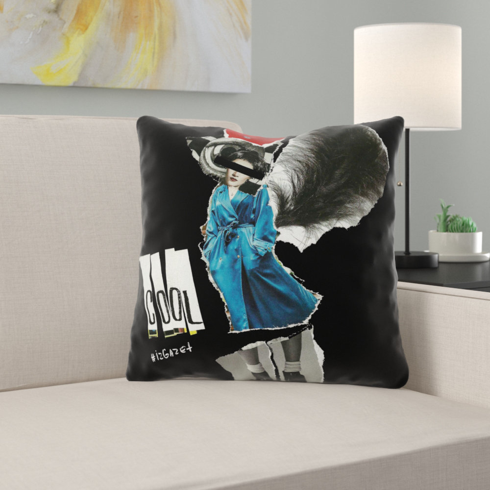 East Urban Home Cool Jina Ninjjaga Throw Pillow Wayfair
