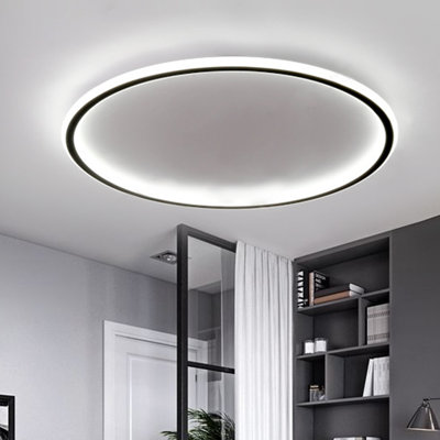 Folko 1-Light 20" LED Flush Mount Ceiling Light with Remote Control