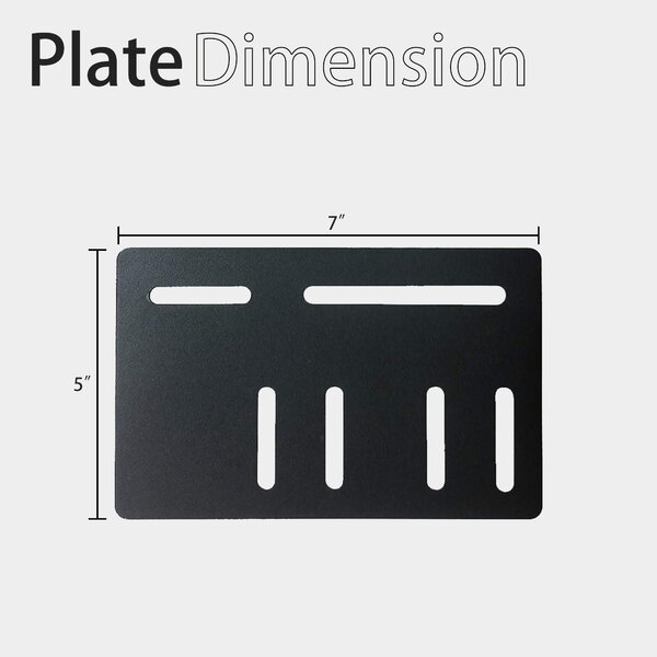 Bed Frame Headboard Bracket Modification Modi-Plate Set of 2 Plates NEW 
