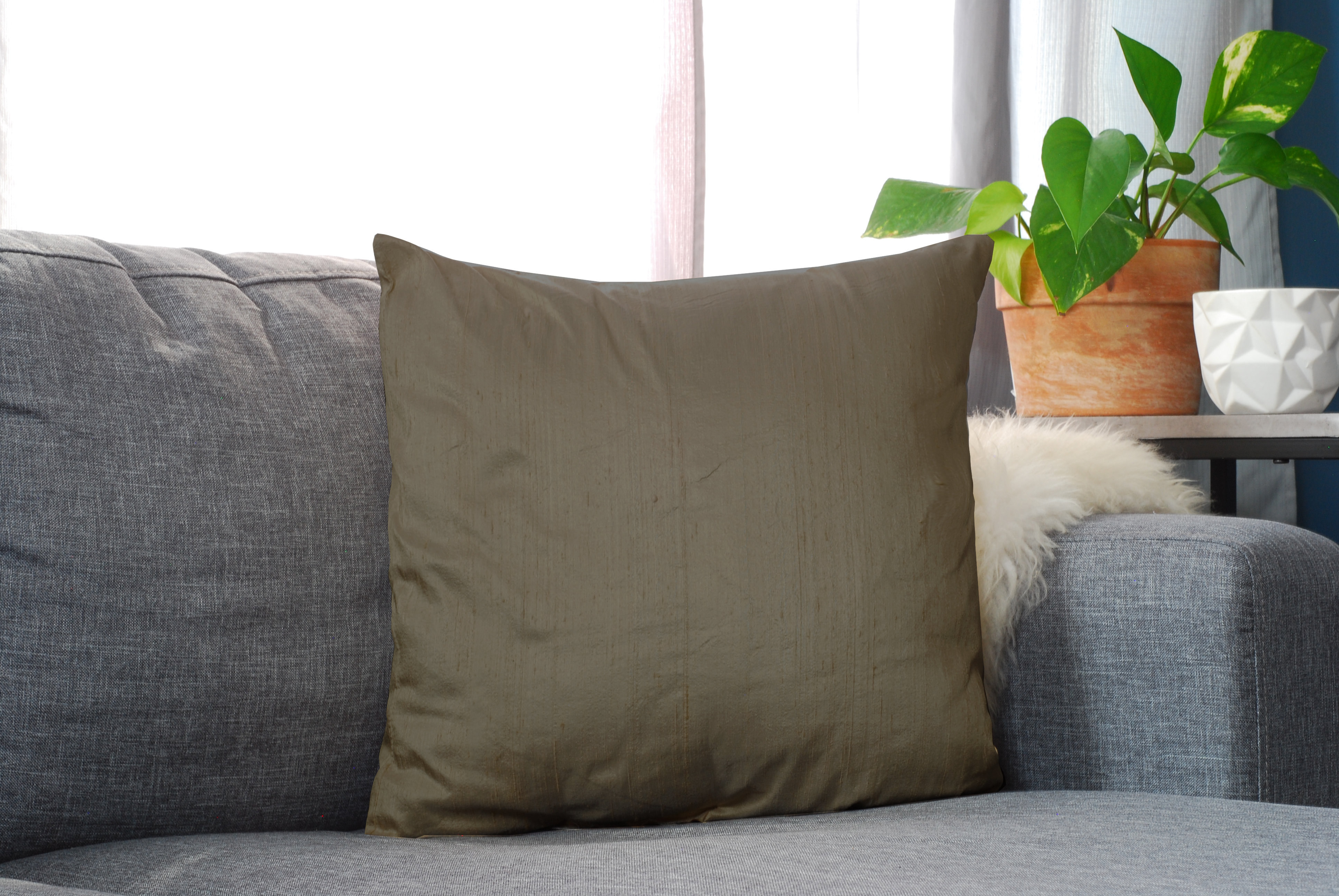 Millano Home Textured Silk Throw Pillow Wayfair
