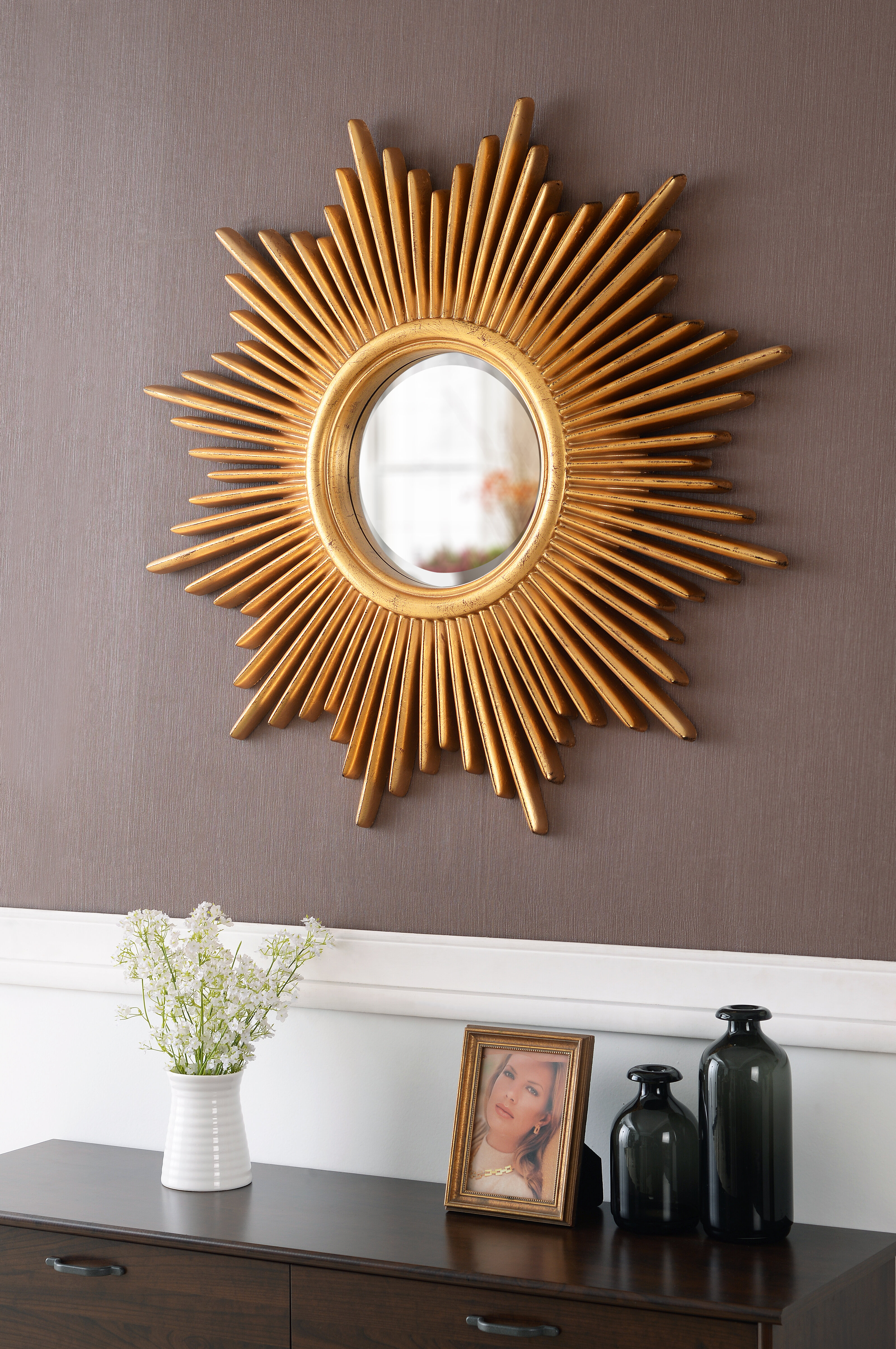 Josephson Starburst Glam Beveled Accent Wall Mirror Reviews