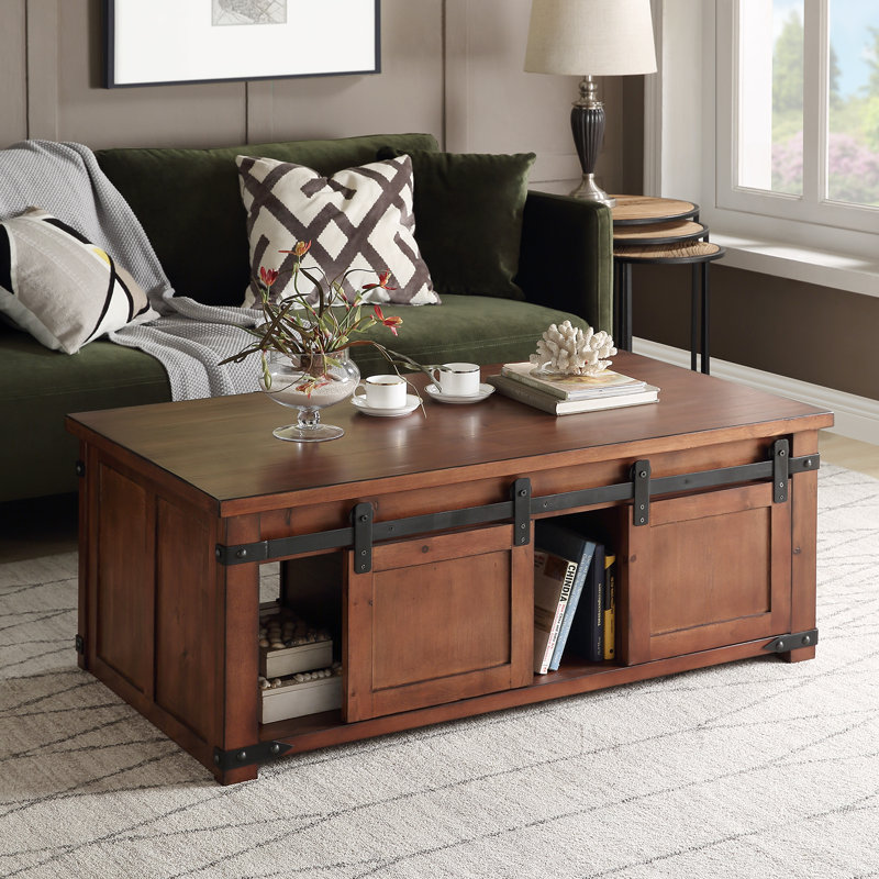 Laurel Foundry Modern Farmhouse Rosa Solid Wood Coffee Table With Rosa Solid Wood Coffee Table