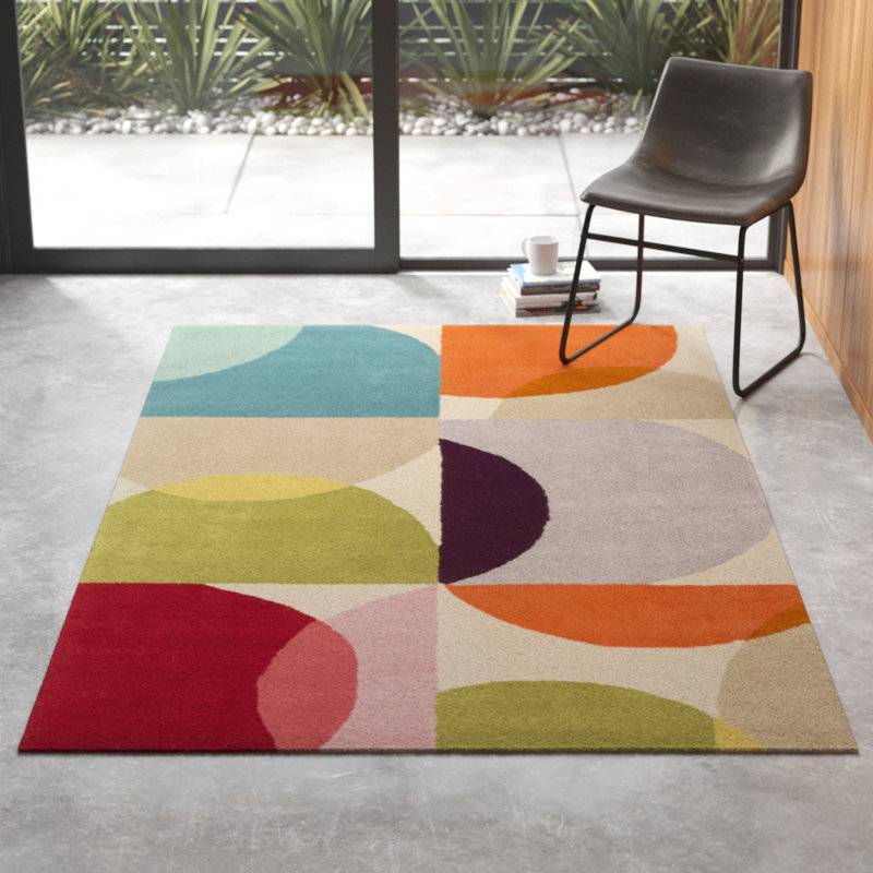 Morgana Hand Tufted Wool Burnt Orange Dark Red Area Rug Reviews