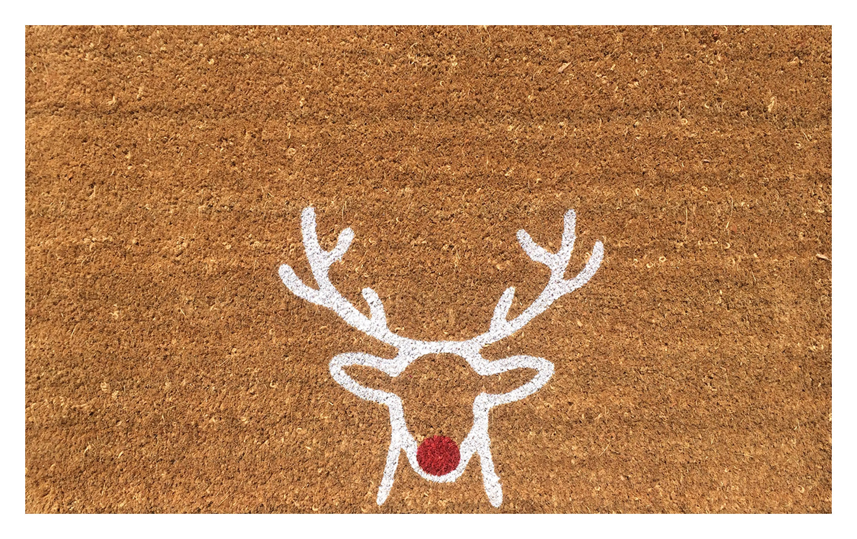 Multicolor Christmas Moose Doormat Rugs Non Slip Indoor//Outdoor
