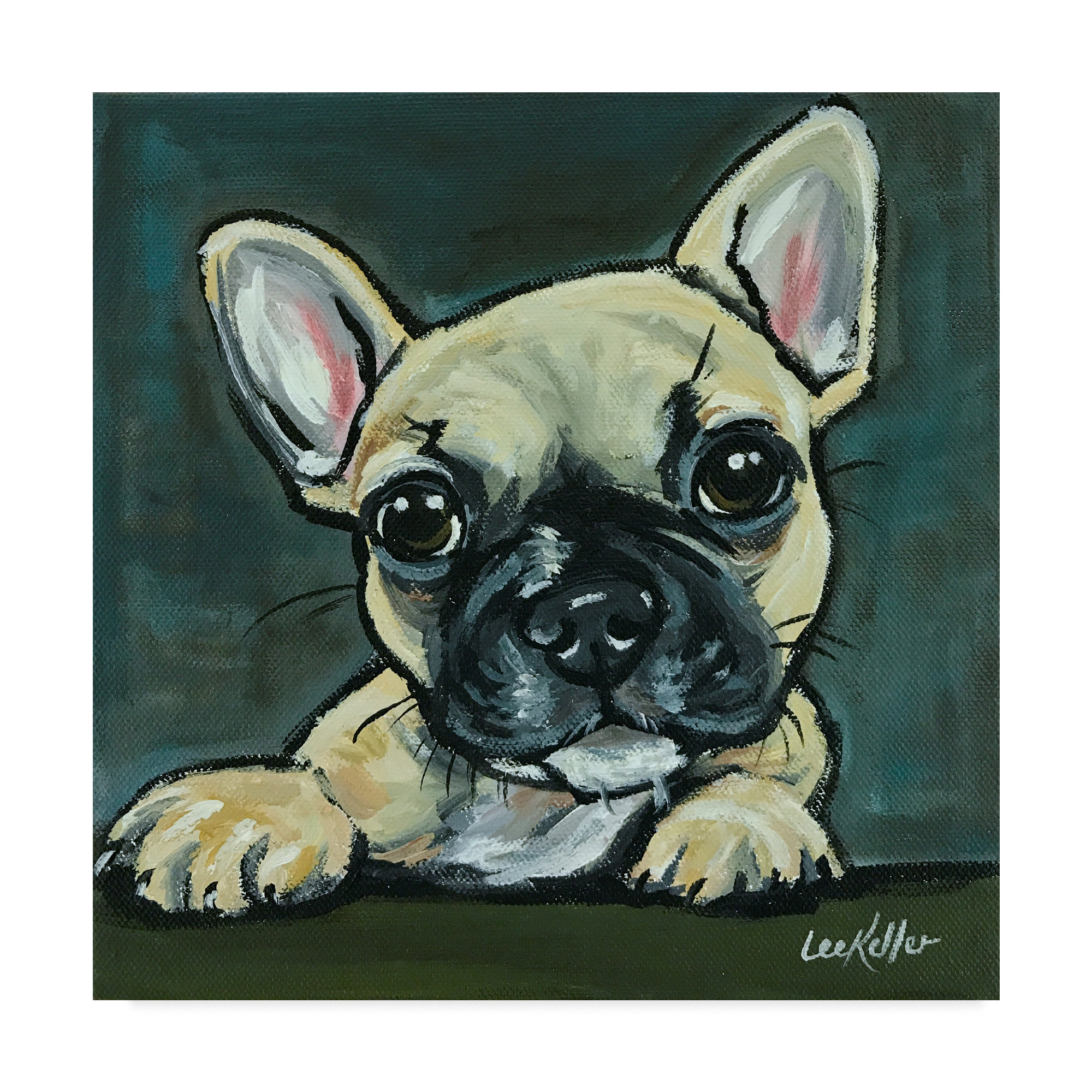 frenchie painting