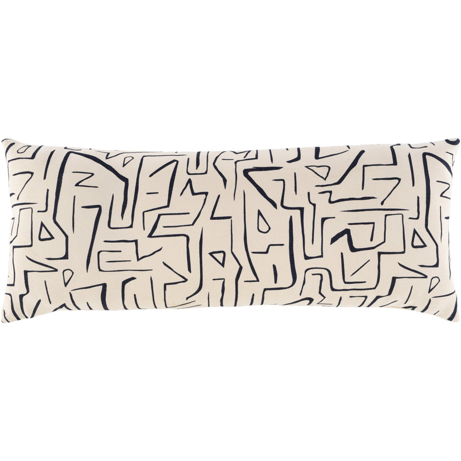 Cate Cotton Lumbar Pillow Cover