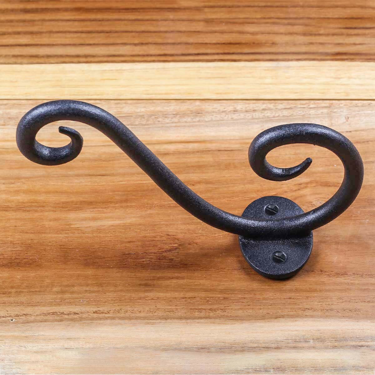 wrought iron wall hooks