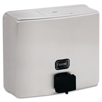 ConturaSeries SurfaceMounted Soap Dispenser 40oz Stainless Steel Satin 1 EA                                              Bobrick