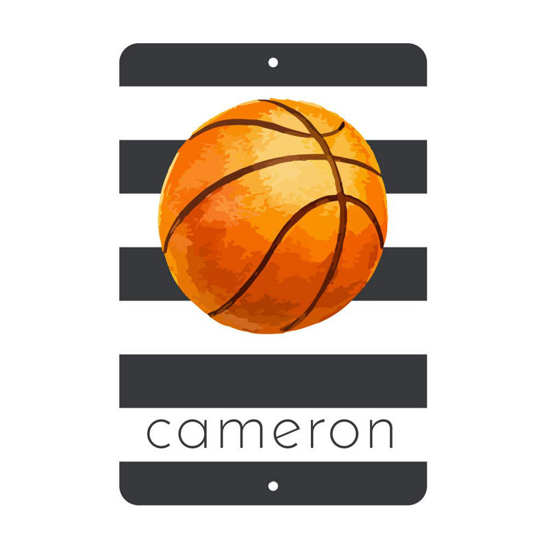 Grovelane Personalized Basketball Metal Wall Decor Wayfair