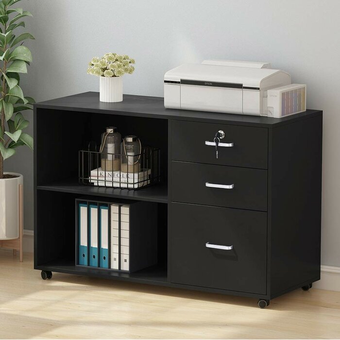 Ebern Designs Madewell 3 Drawer Lateral Filing Cabinet Reviews