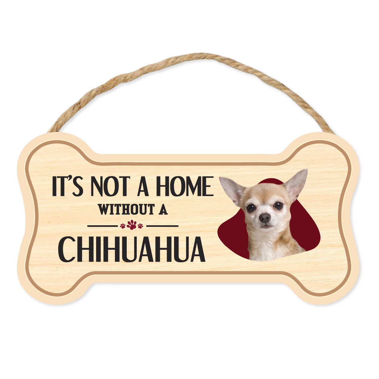 5 X10 hanging Wood Sign MADE IN THE USA! Advice from a PITBULL tan 