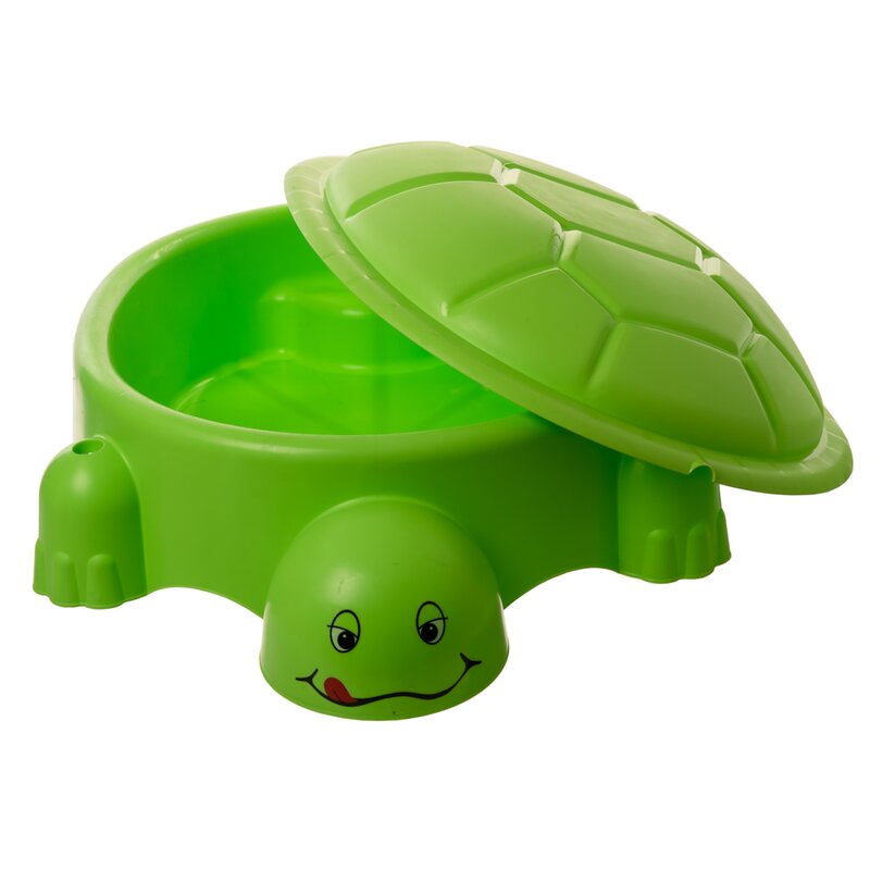 plastic turtle sandbox