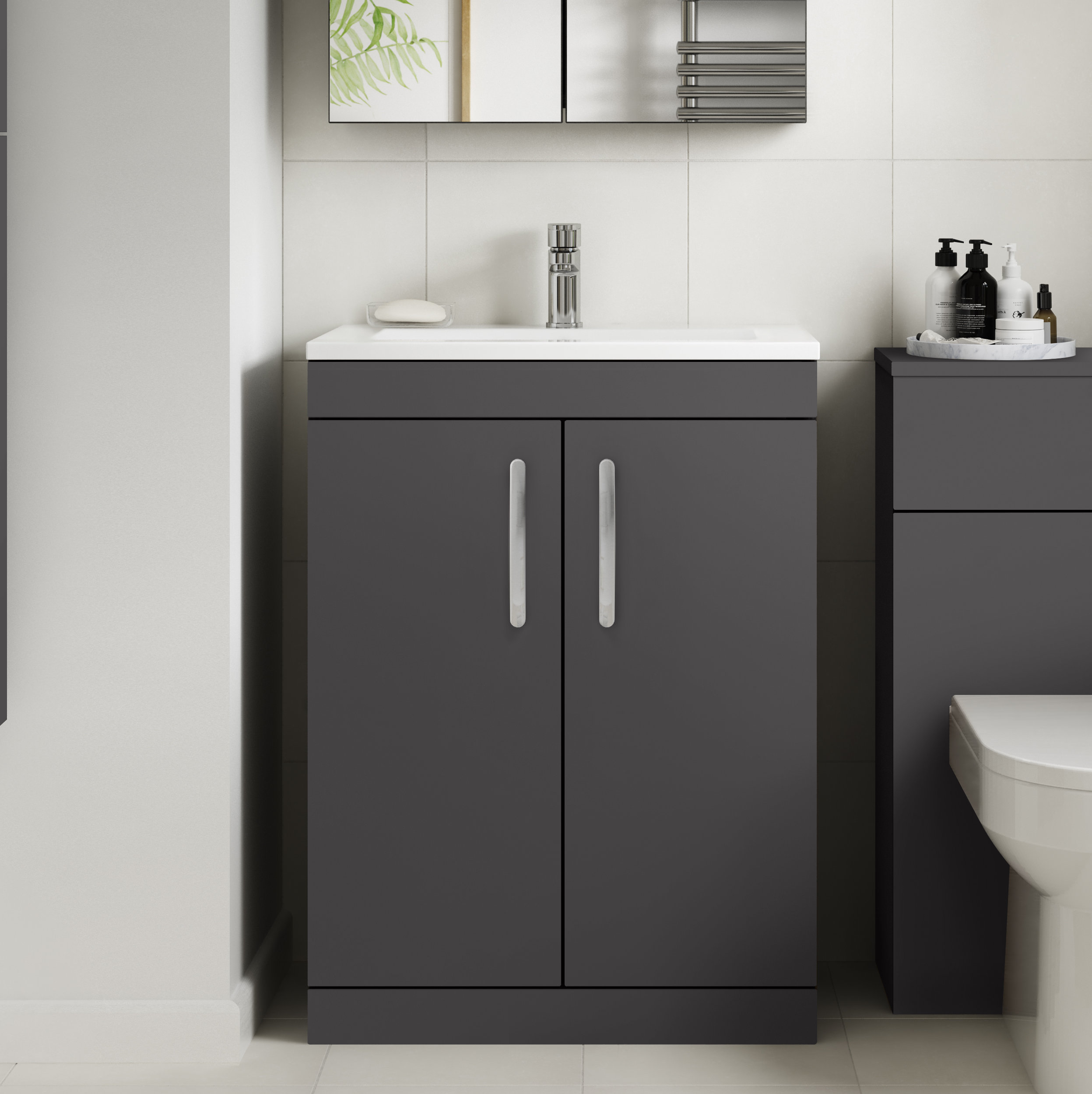 Maddalena 9mm Free-Standing Vanity Unit