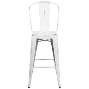 White Fury Stool Wayfair Quickview