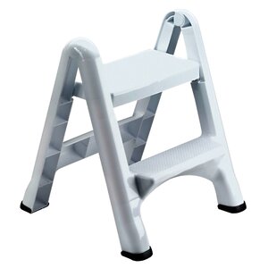 2-Step Folding Step Stool with 300 lb. Load Capacity