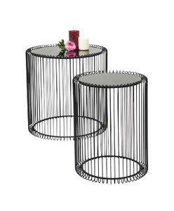 2-tlg. Satztisch-Set Wire von KARE Design
