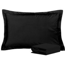 black pillow shams king