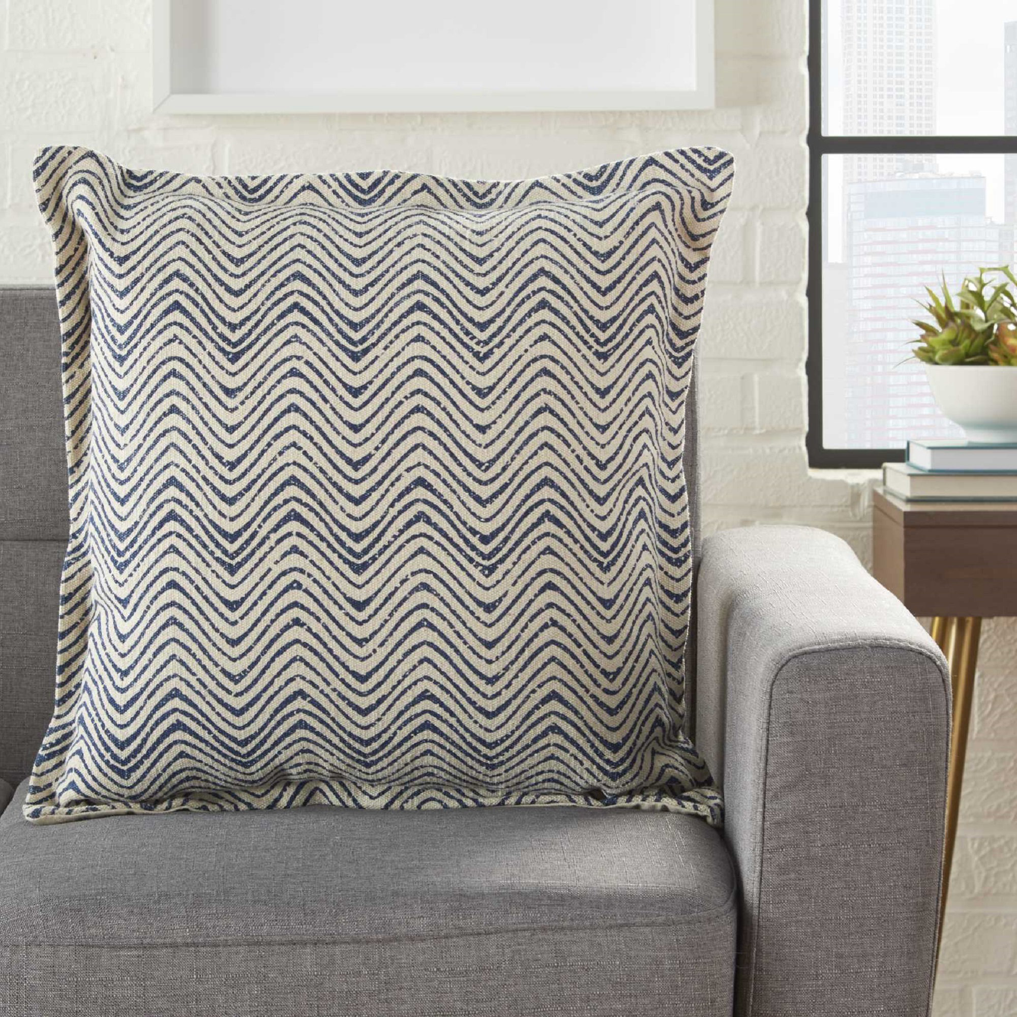 Bordelon Chevron Cotton Throw Pillow Joss Main