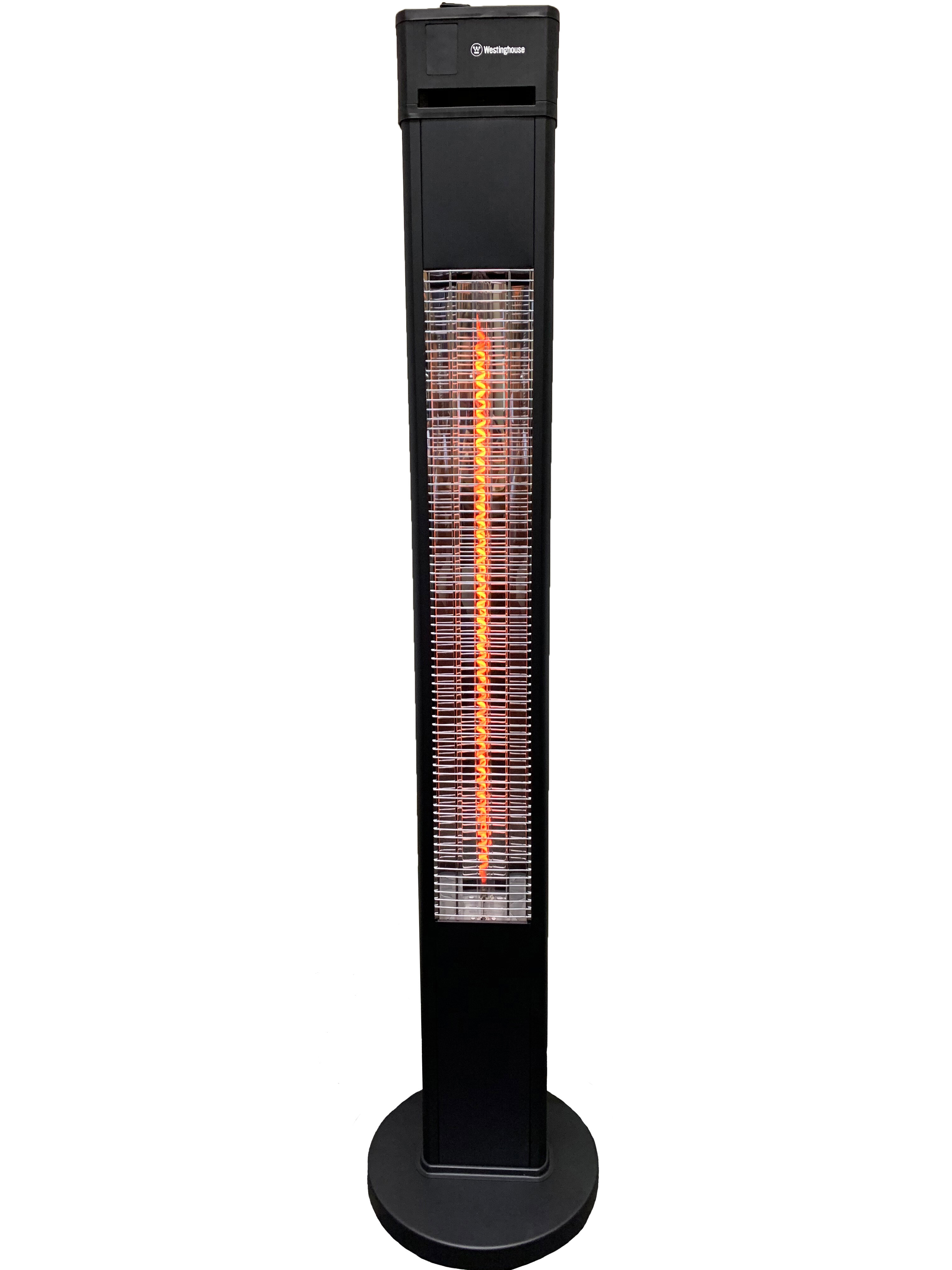 Electric Patio Heater Outdoor Free Stand Infrared Radiant w/20-in Round Table 