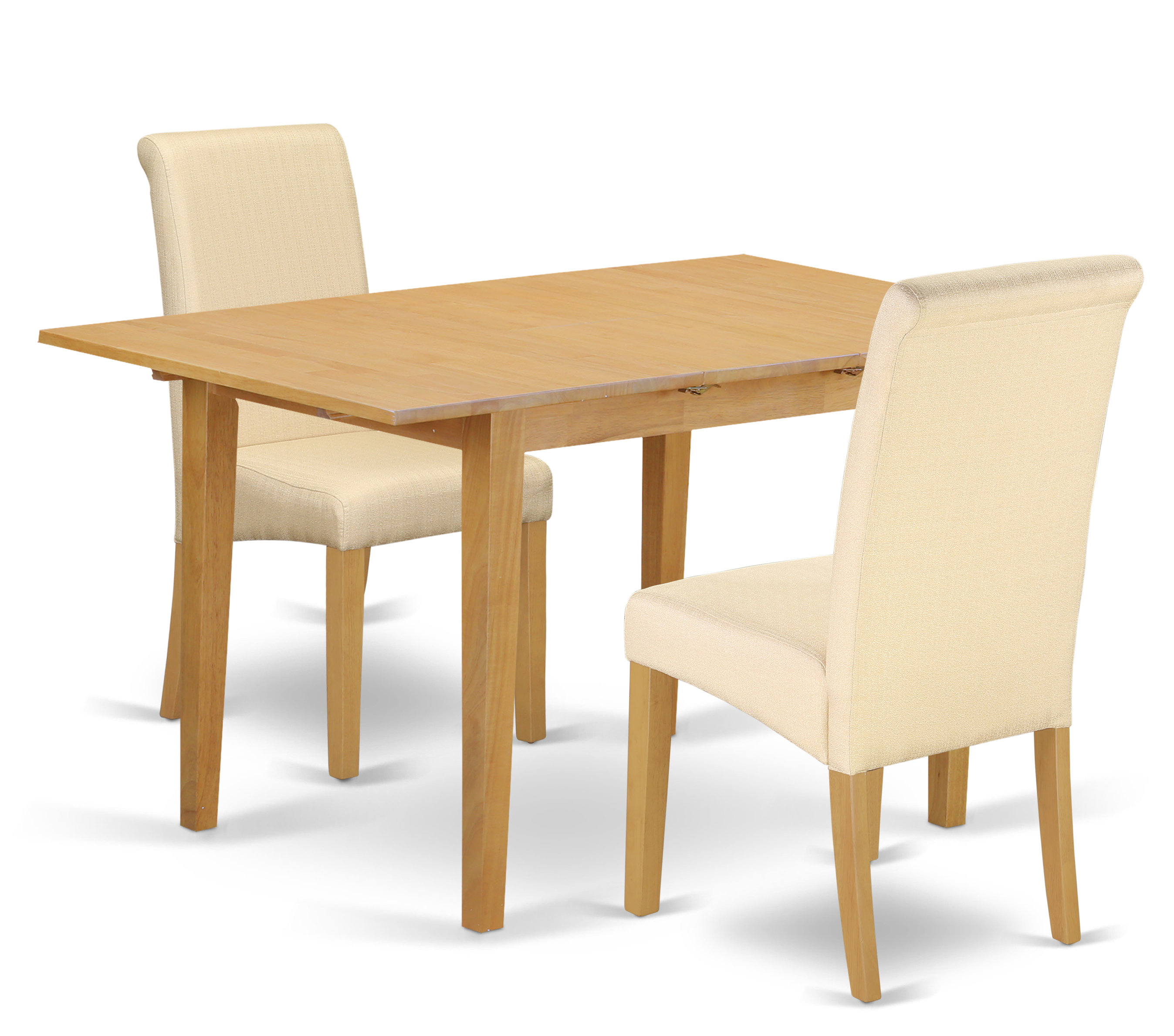 Winston Porter Ensemble De Salle A Manger Extensible En Bois Massif 3 Pieces Avec Table De Cuisine Coin Repas Carlie Et Commentaires Wayfair Ca