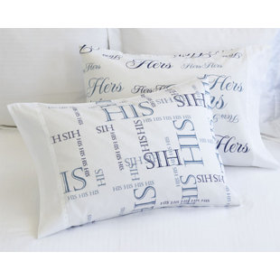 His And Hers Pillow Cases Wayfair