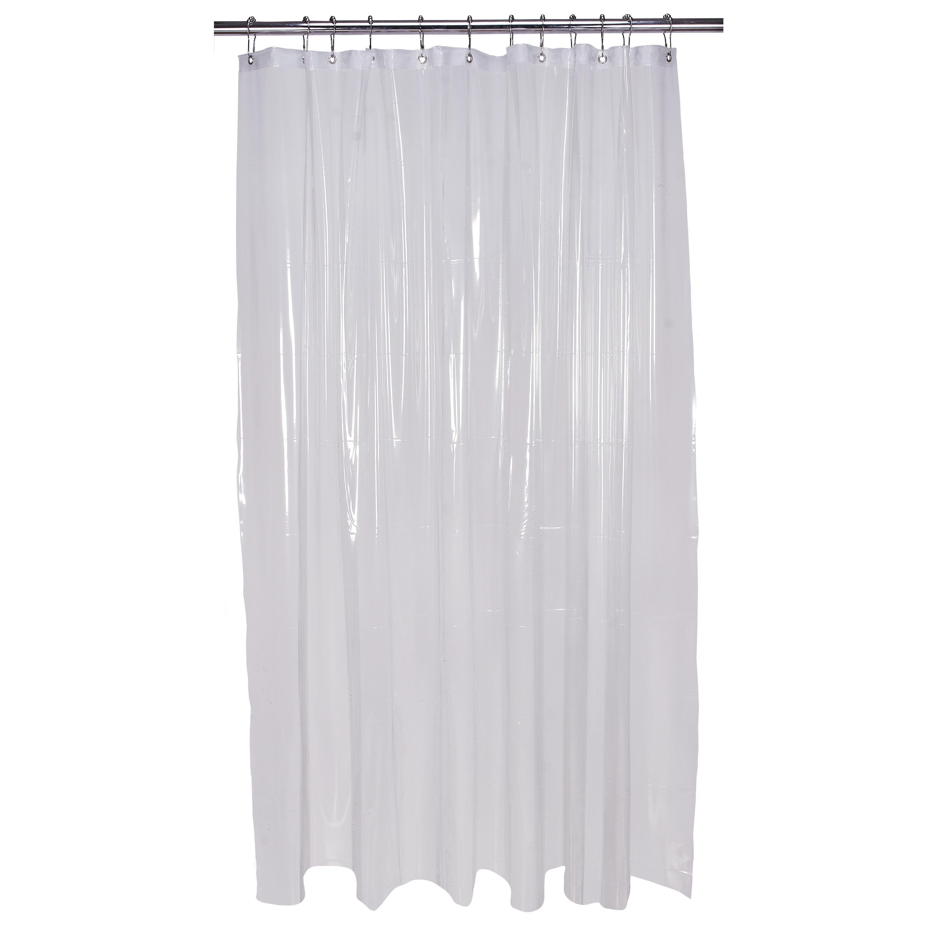 Symple Stuff Vinyl White Single Shower Curtain Liner Wayfair Ca