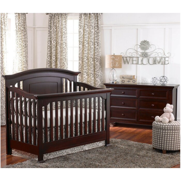 Centennial Medford Convertible Crib 2 Piece Nursery Furniture Set