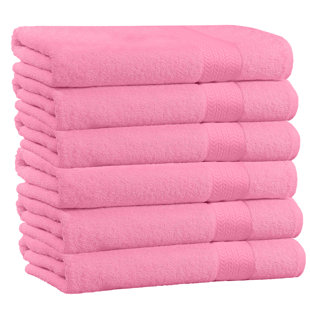 pink towels