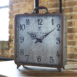 Suitcase Table Clock