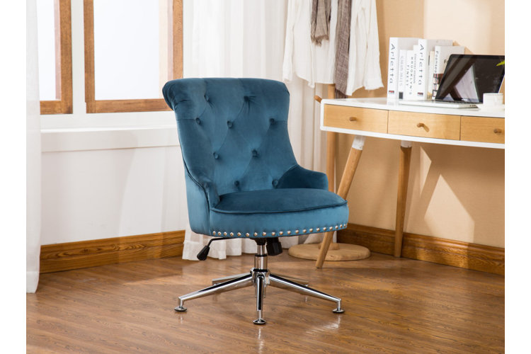 augusta velvet task chair