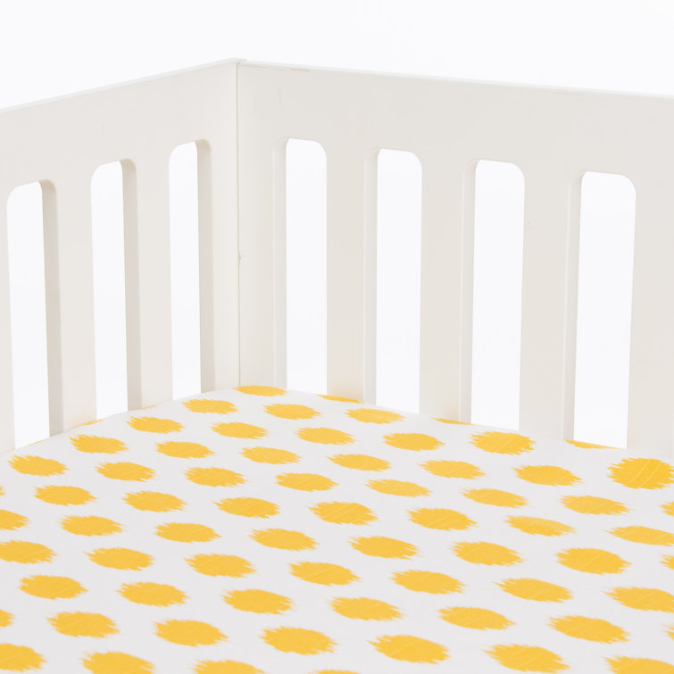 Glenna Jean Swizzle Yellow 2 Piece Crib Bedding Set