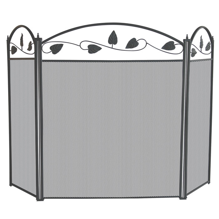 Uniflame 3 Panel Metal Fireplace Screens Reviews Wayfair