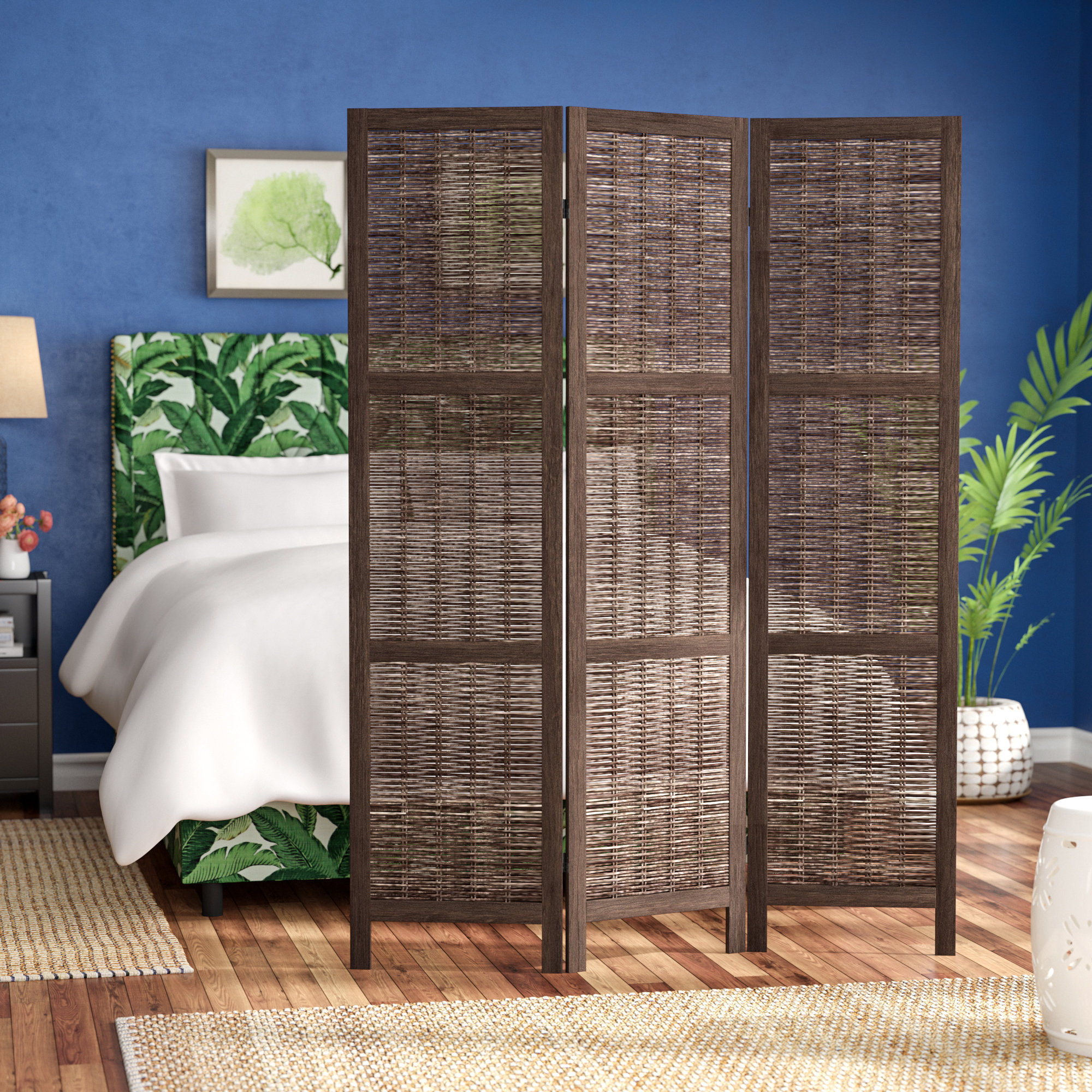 Beachcrest Home Dominique 3 Panel Room Divider Reviews Wayfair
