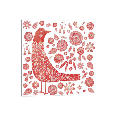 Nordic Bird by Nic Squirrell - Wrapped Canvas Graphic Art Print