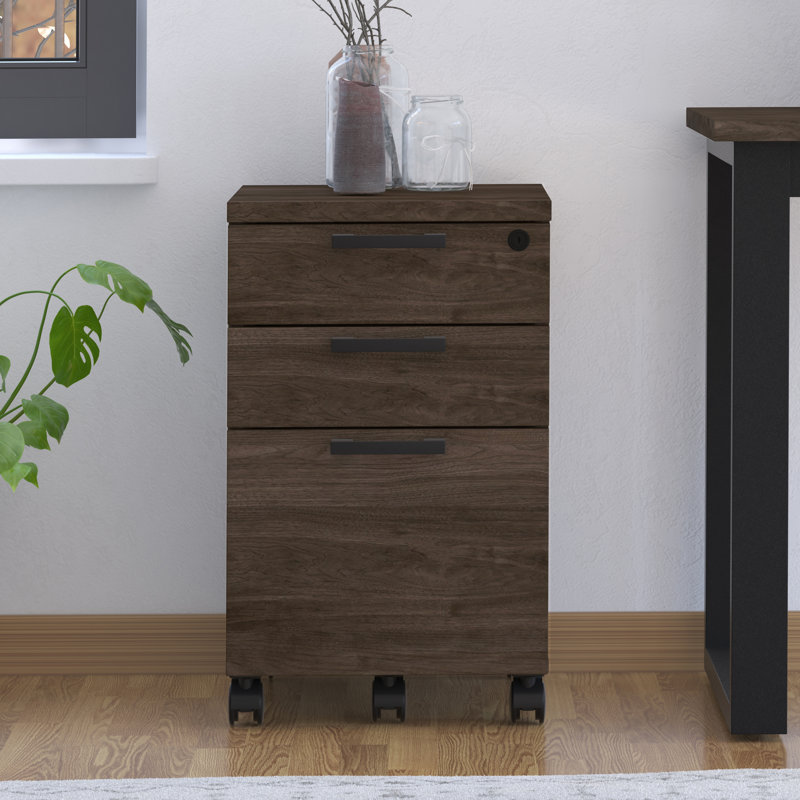 Union Rustic Tabb Industrial 3 Drawer Vertical Filing Cabinet Reviews Wayfair