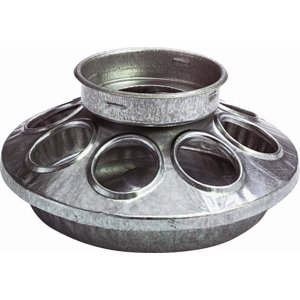 Round 1 Quart Mason Jar Poultry Feeder
