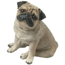 small pug figurine