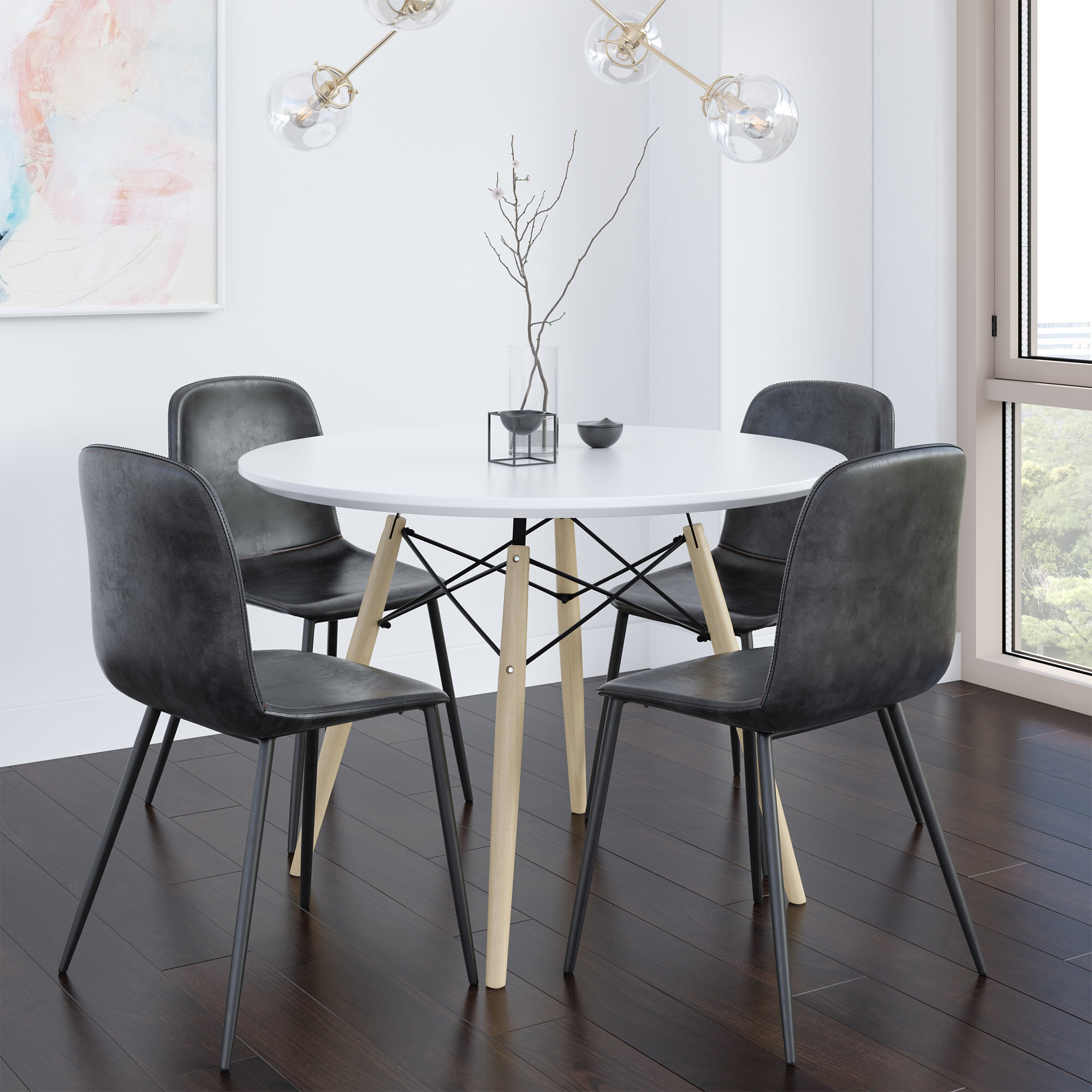 efigenia 5 piece dining set