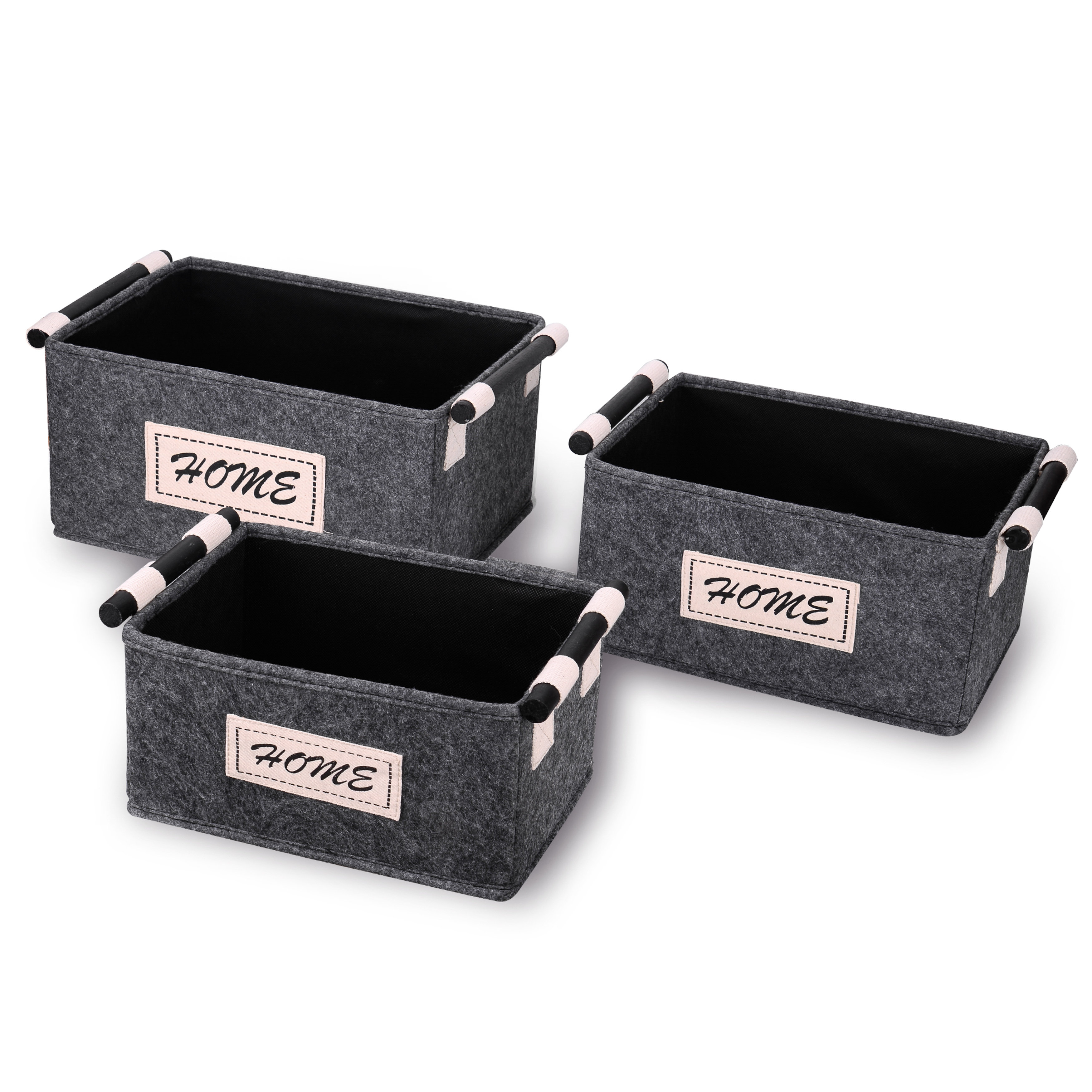 Collapsible Knitted Box Storage Solution for Office Closet Durable Toy Storage Nursery Bins Toys Bedroom Laundry Felt Tall Storage Bins Baskets